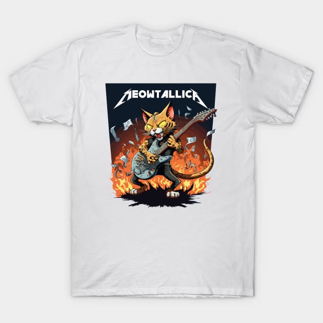 Meowtallica t shirt 2025